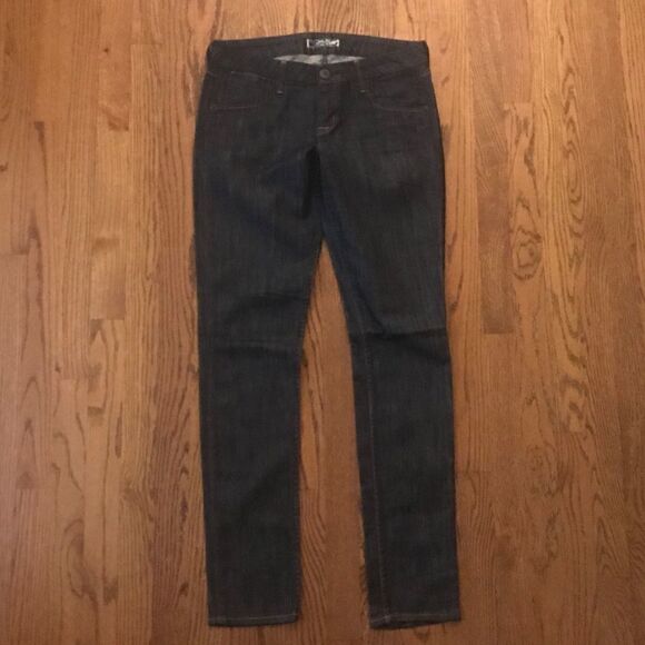 Hudson dark wash skinny stretch jeans 28 - Picture 3 of 8